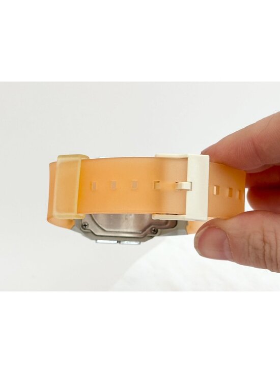 CASIO FS-01 2324 Orange & Blue Illuminator Dual Time Japanese 90\'s Film Watch main image 13